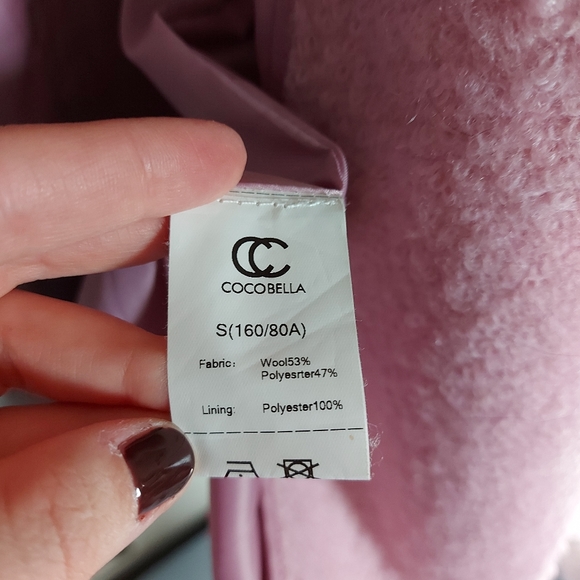 Teddy Wool Sherpa Car Coat - Picture 4 of 5